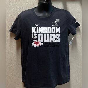 Kansas City Chiefs Super Bowl LVIII “ the Kingdom is Ours” T shirt NWT